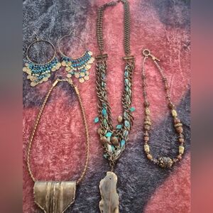 Bohemian Statement Jewelry Lot